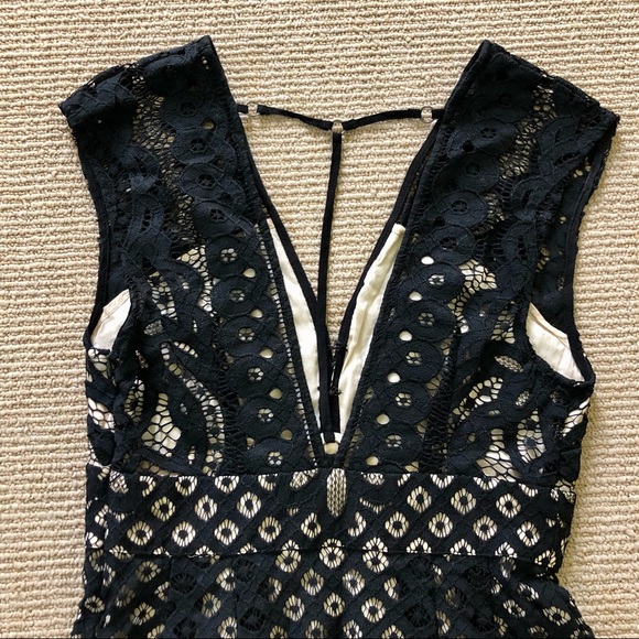 Free People One Million Lovers Lace Mini Dress 2 - Picture 9 of 16